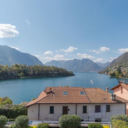 Lake Como Apartment With Balcony And Private Parking Оссуччо Экстерьер фото