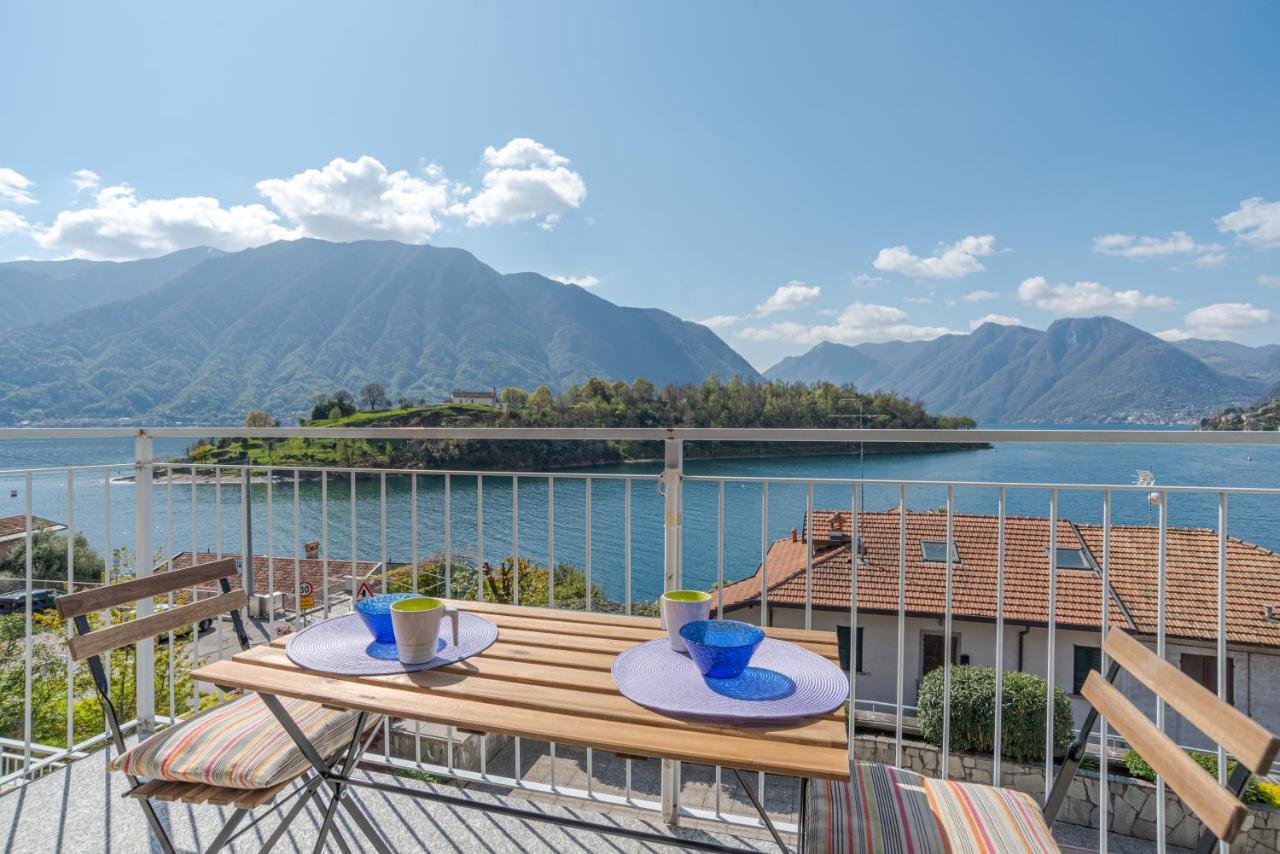 Lake Como Apartment With Balcony And Private Parking Оссуччо Экстерьер фото