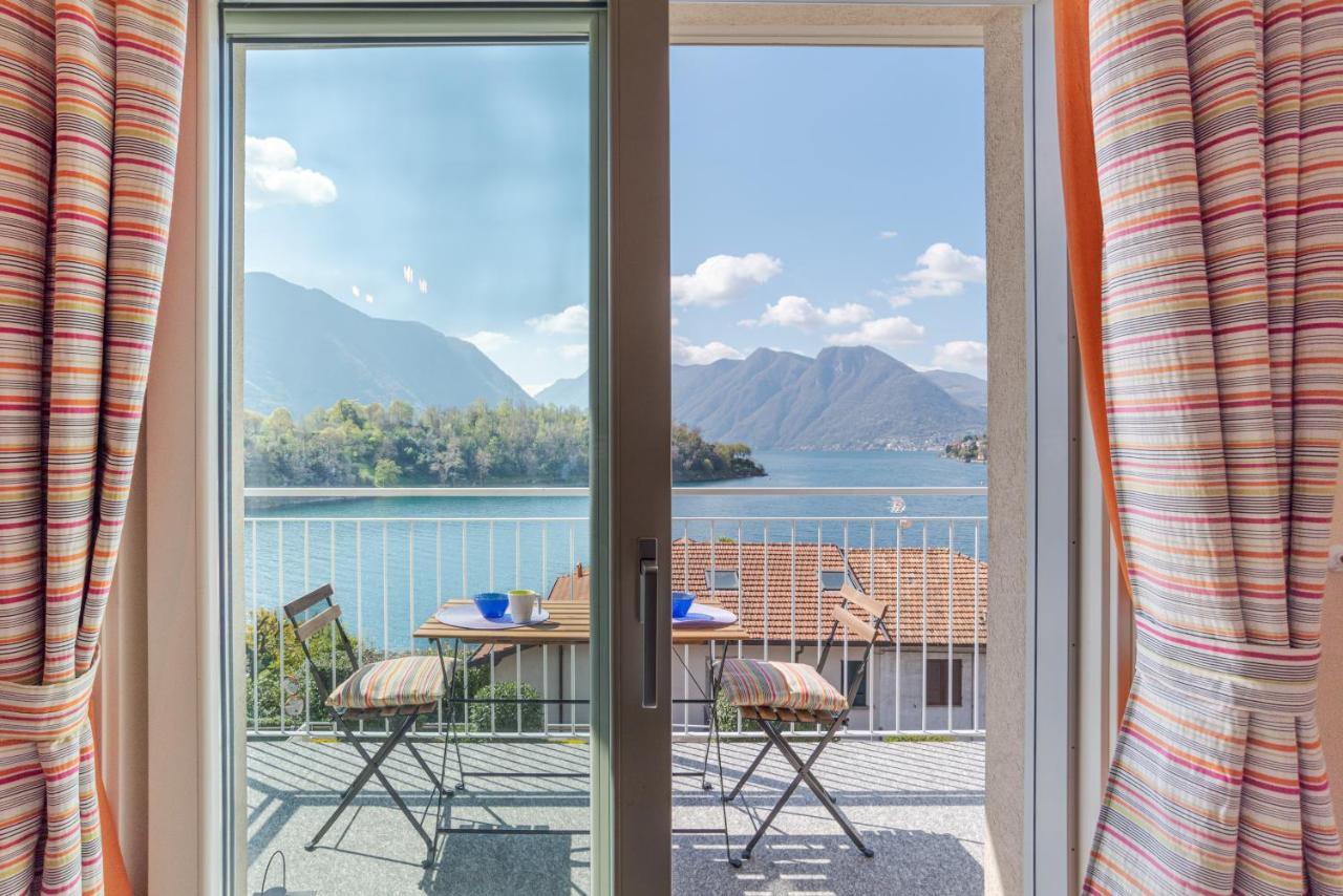 Lake Como Apartment With Balcony And Private Parking Оссуччо Экстерьер фото